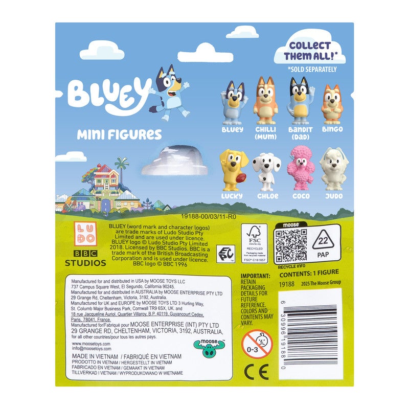 BLUEY تمثال صغير من بلوى S13 حزمة فردية CDU - Image 2