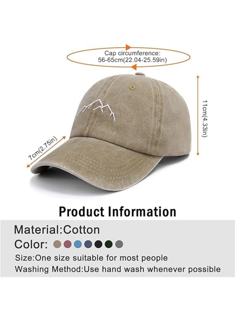 SARAOONT 100% Cotton Baseball Cap Hat for Men and Women - Image 4
