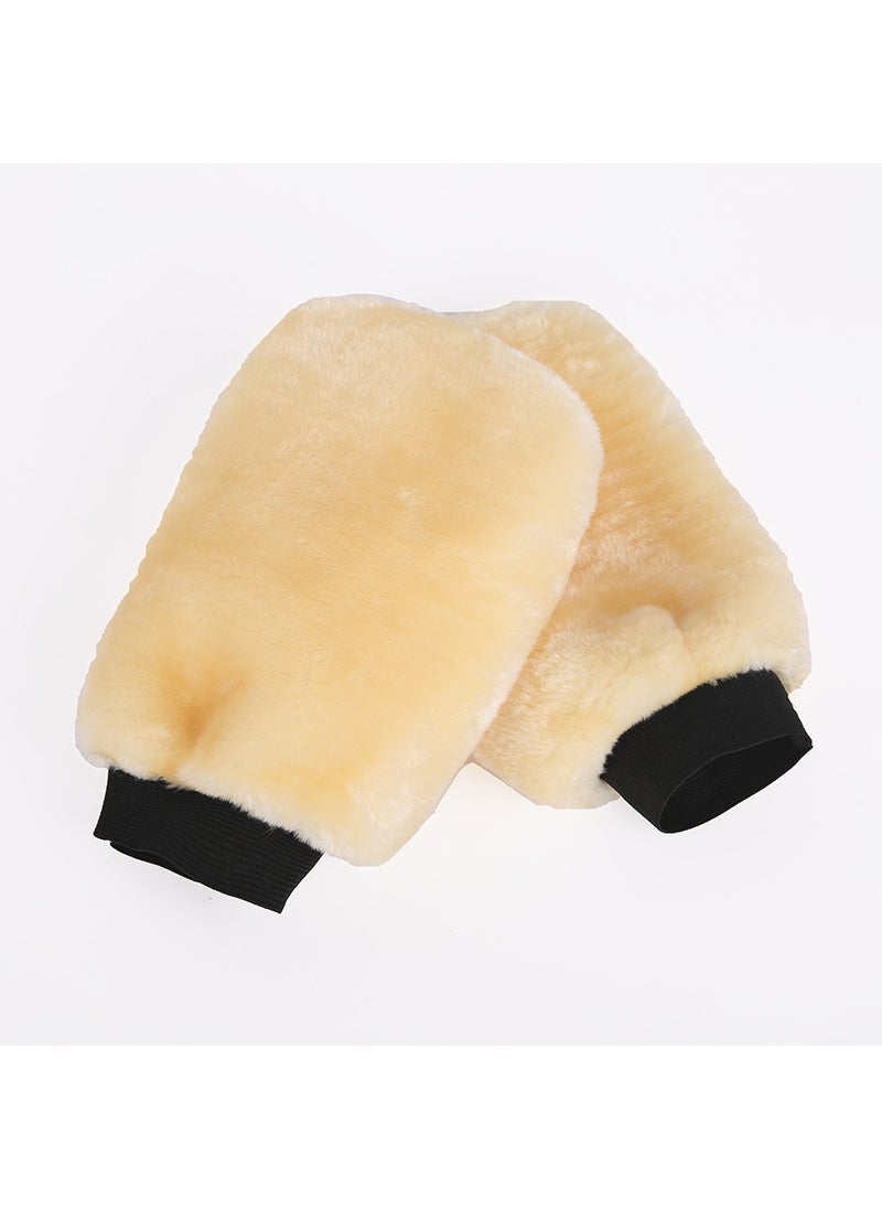 Beauenty Plush Bear Paw Car Wash Glove Double-sided - Image 1