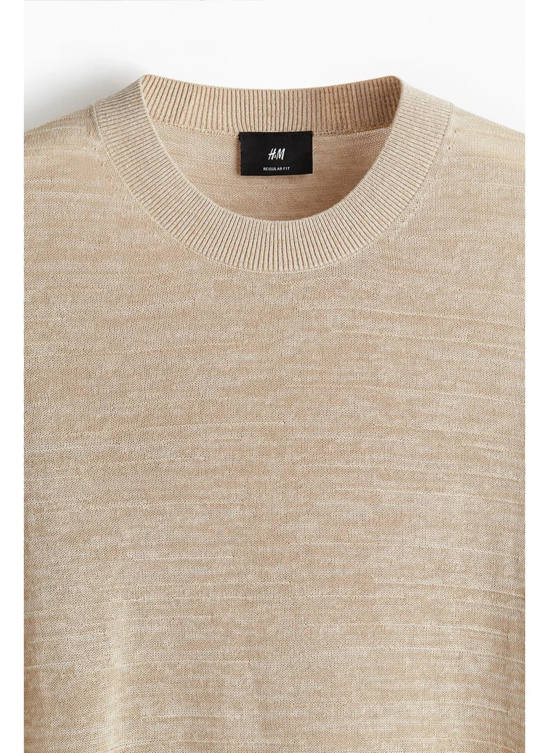 اتش اند ام Regular Fit Fine-knit T-shirt