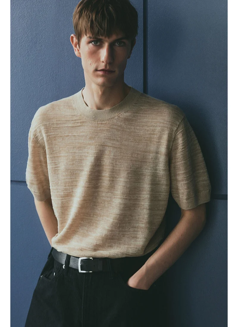 اتش اند ام Regular Fit Fine-knit T-shirt