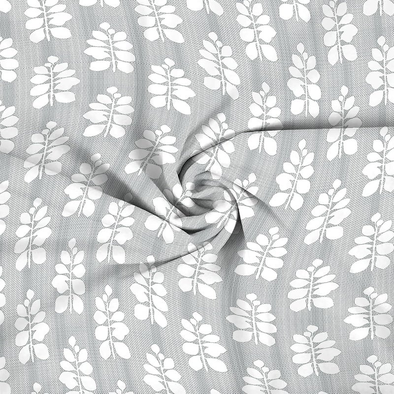 Oak & Lily Oak Lily Premium European Quality 100 Pure Cotton 210 TC King Size Bedsheet with 2 Large Pillow Covers 108 x 108 inches Breathable SkinFriendly Soft Comfortable Bloom Haven Grey  - Image 4