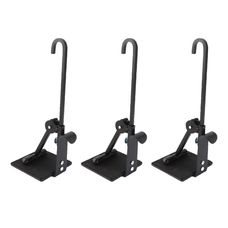 Sturdy Iron Fireplace Hanger Hook For Holiday Wreath Stocking Decorations - Image 3