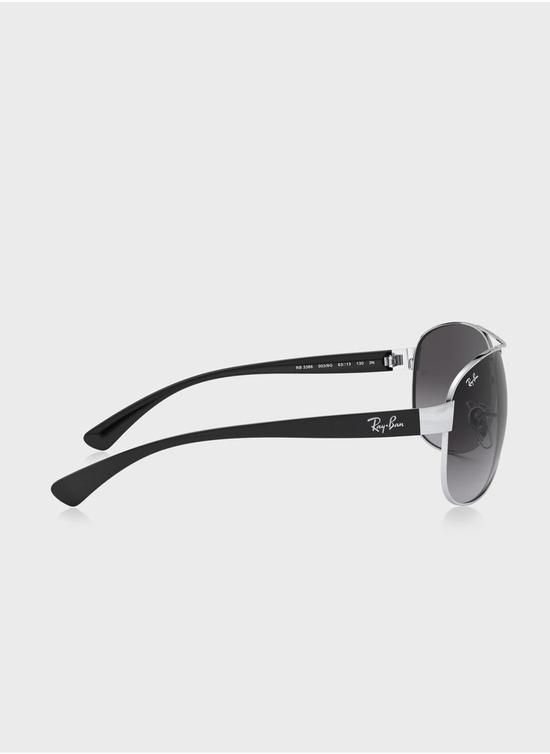 Ray-Ban - 0Rb3386 Aviator Sunglasses - Image 1