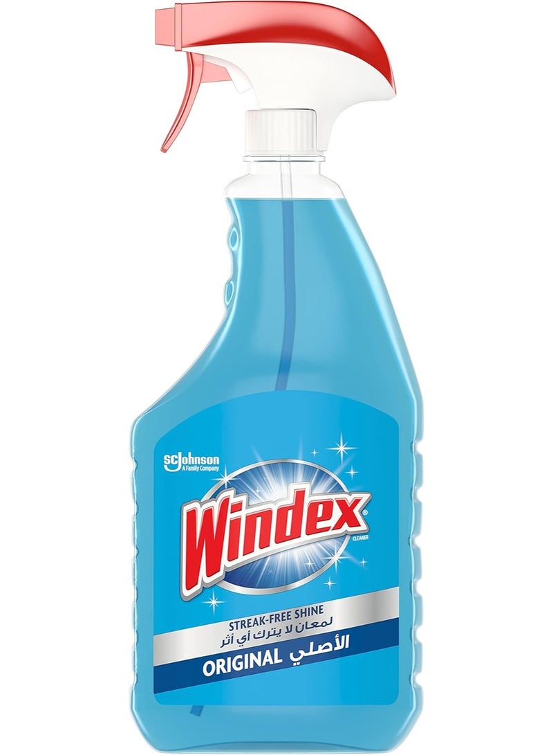 Windex Original Window & Glass Cleaner, Streak Free Shine, Works On Smudges & Fingerprints, 750ml Package design may vary - Image 1