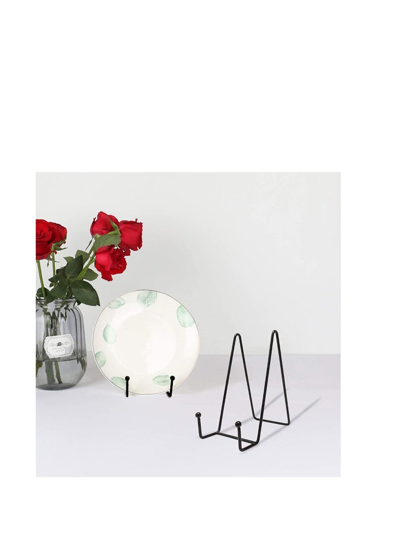 SYOSI Plate Stands for Display 3 Inch Plate Holder Display Stand Metal Frame Holder Stand for Picture Decorative Plate  - Image 2