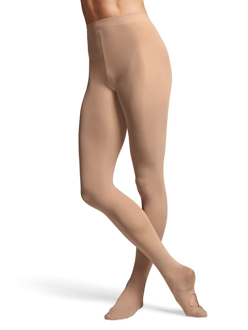 Bloch womens Ladies contoursoft adaptatoe tights, Black, Small-Medium - Image 4