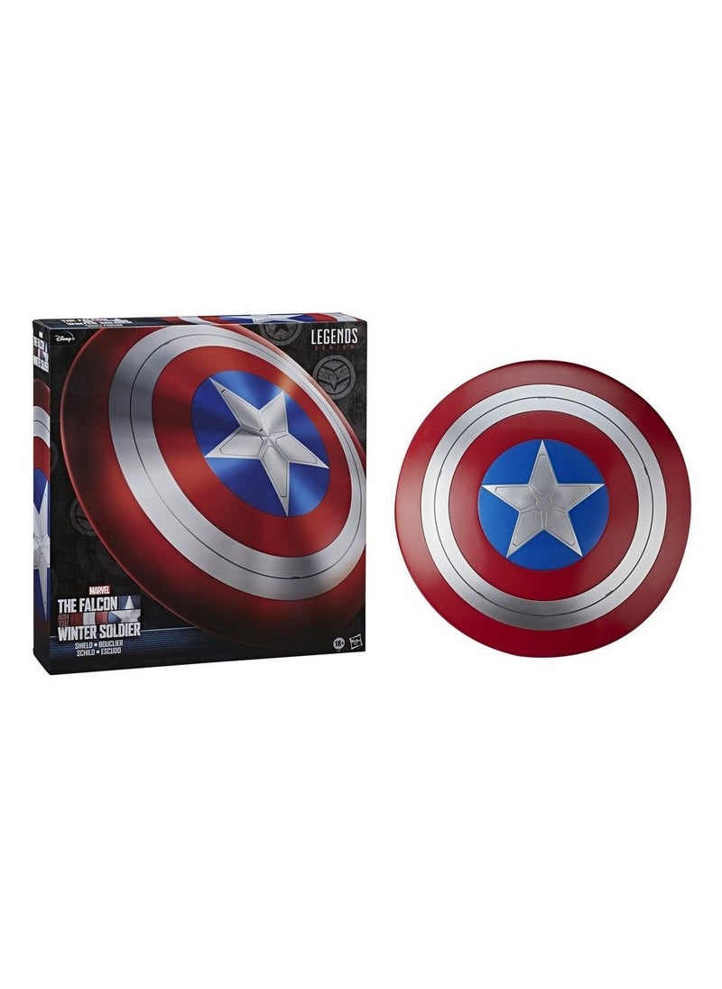HASBRO - GAMING - Marvel Legends: The Falcon and The Winter Soldier – Captain America Shield - Image 1