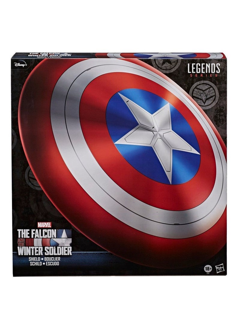 HASBRO - GAMING - Marvel Legends: The Falcon and The Winter Soldier – Captain America Shield - Image 1