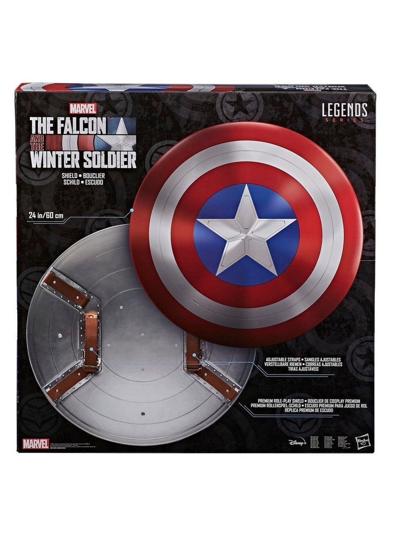 HASBRO - GAMING - Marvel Legends: The Falcon and The Winter Soldier – Captain America Shield - Image 1