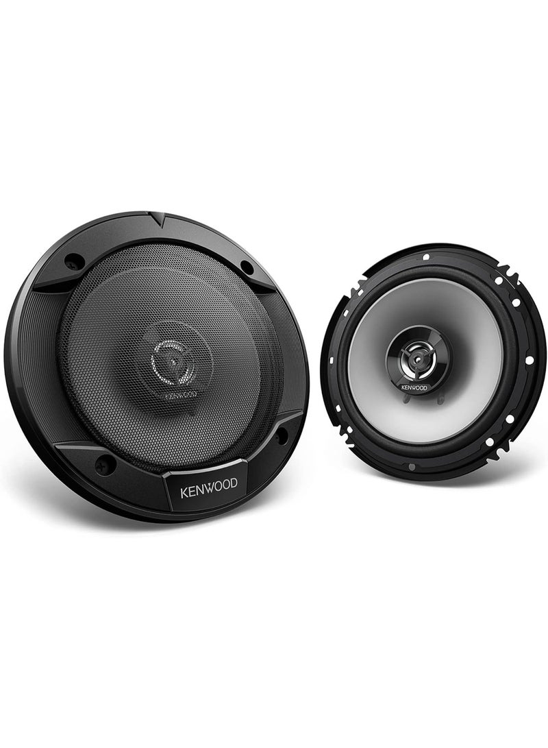 Kenwood KFC-S1666 6.5 Inch 2-Way Coaxial Car Speakers – 300W Peak Power Stage Sound Series - Image 3