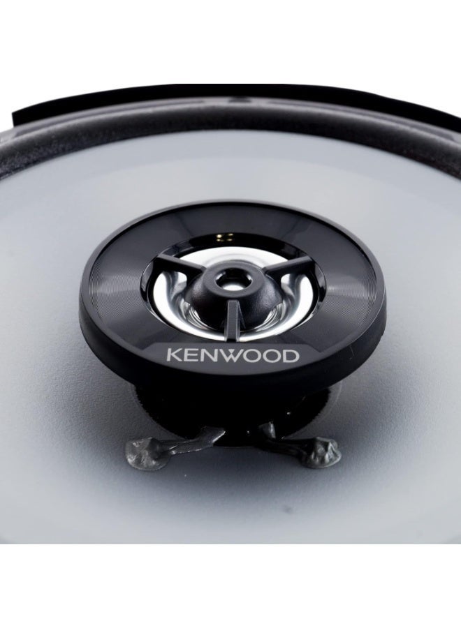 Kenwood KFC-S1666 6.5 Inch 2-Way Coaxial Car Speakers – 300W Peak Power Stage Sound Series - Image 4