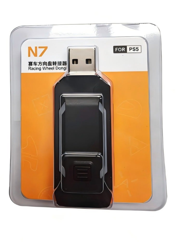 PXN N7 Racing Wheel Converter Wireless Receiver USB Bluetooth for PS5 of V9 /V9 gen2 /V99 Steering Wheel