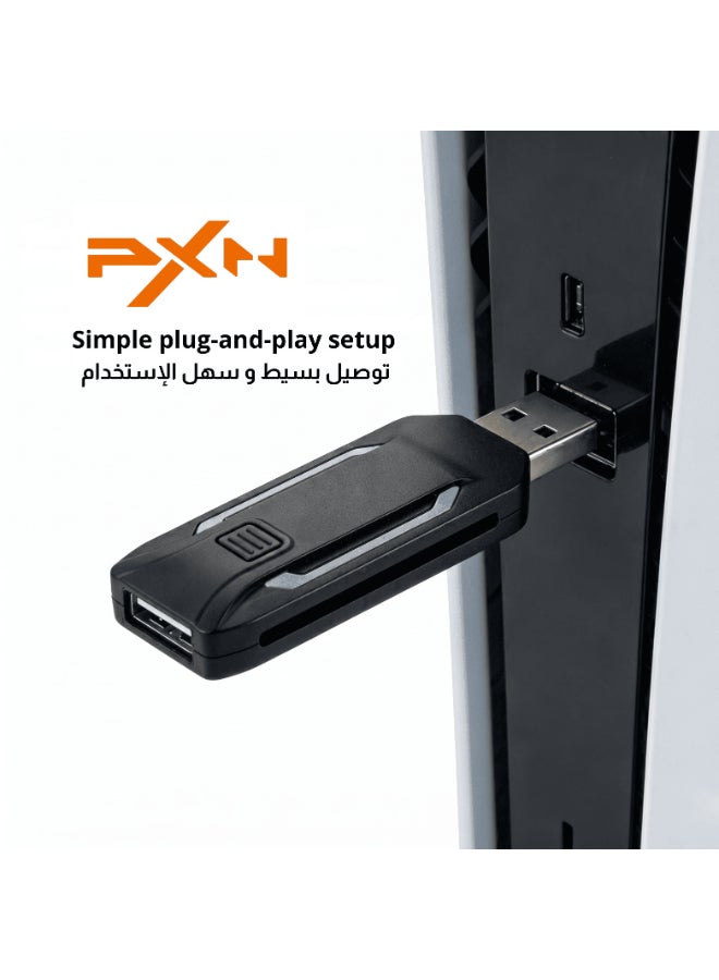 بي اكس ان محول عجلة السباق PXN N7 مستقبل لاسلكي USB بلوتوث لجهاز PS5 من V9 / V9 الجيل 2 / V99 عجلة القيادة - Image 4