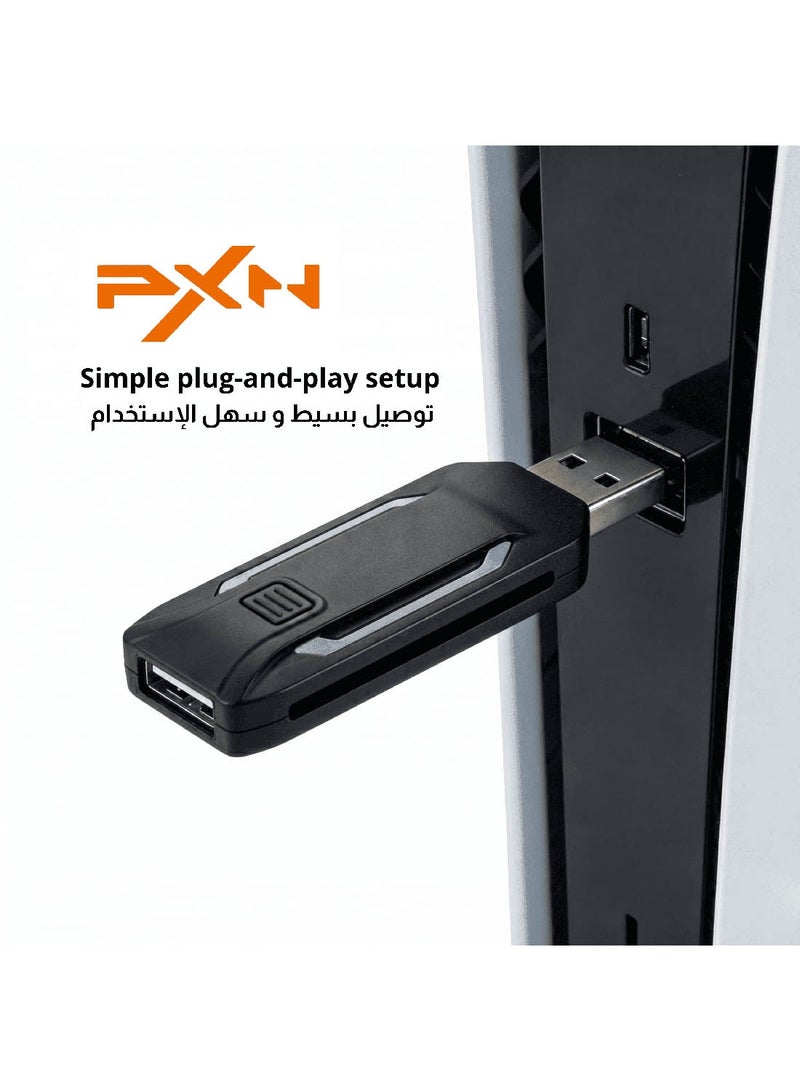 بي اكس ان محول عجلة السباق PXN N7 مستقبل لاسلكي USB بلوتوث لجهاز PS5 من V9 / V9 الجيل 2 / V99 عجلة القيادة - Image 2