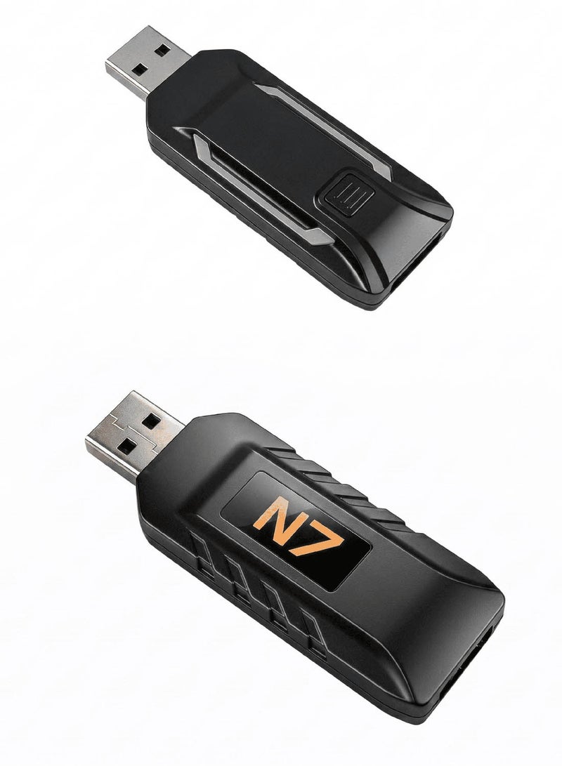 بي اكس ان محول عجلة السباق PXN N7 مستقبل لاسلكي USB بلوتوث لجهاز PS5 من V9 / V9 الجيل 2 / V99 عجلة القيادة - Image 5