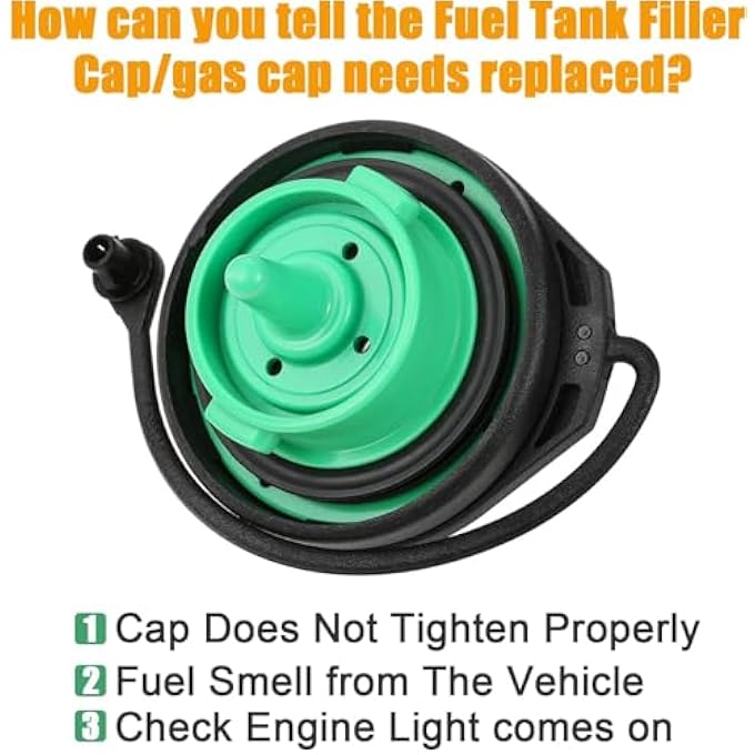 rayihni Gas Cap for A4 20112016 A5 A8 Q5 20082016  Fuel Tank Cap Cover Car Accessories A6 Gas Tank Lock - Image 4