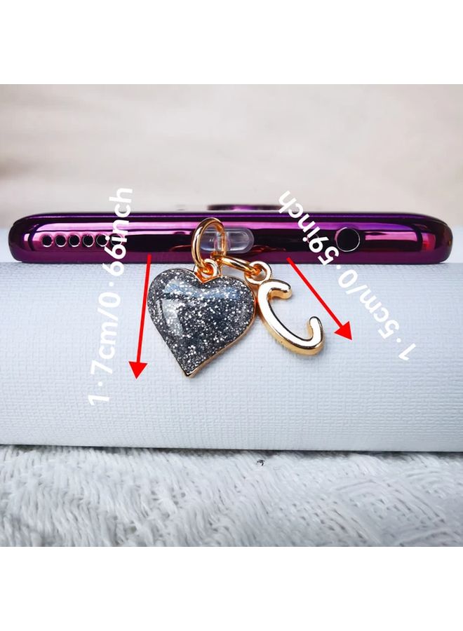 Heart Shaped Phone Charger Port Dust Plug Cover For iPhone 5 To 14 - Image 3