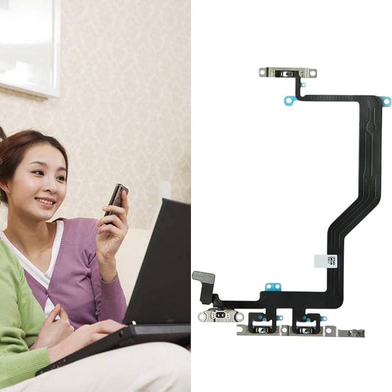 iPhone 12 Mini Volume Power Button Ribbon Cable Mute Switch Connector Repair Part - Image 3