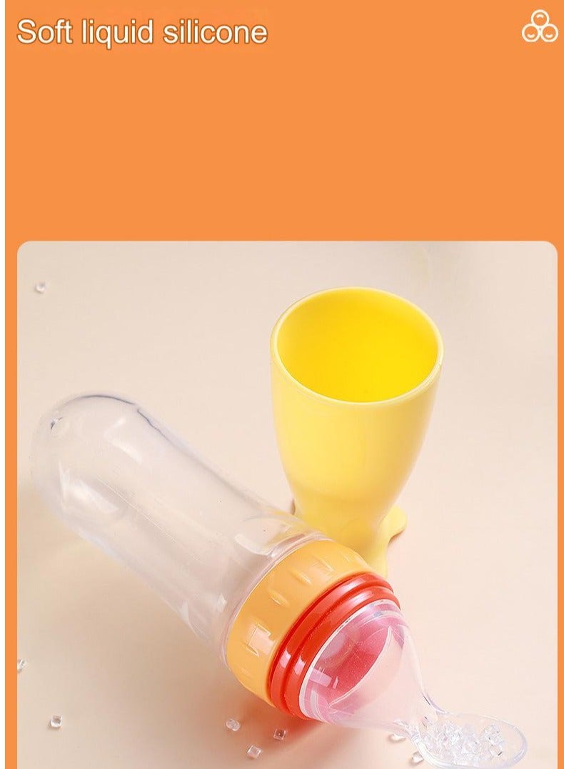 Baby Spoons 2Pcs, DDMA Baby Food Dispensing Spoon,Baby Food Feeder,Baby Food Dispensing Spoon  for Infant Dispensing and Feeding - Image 3