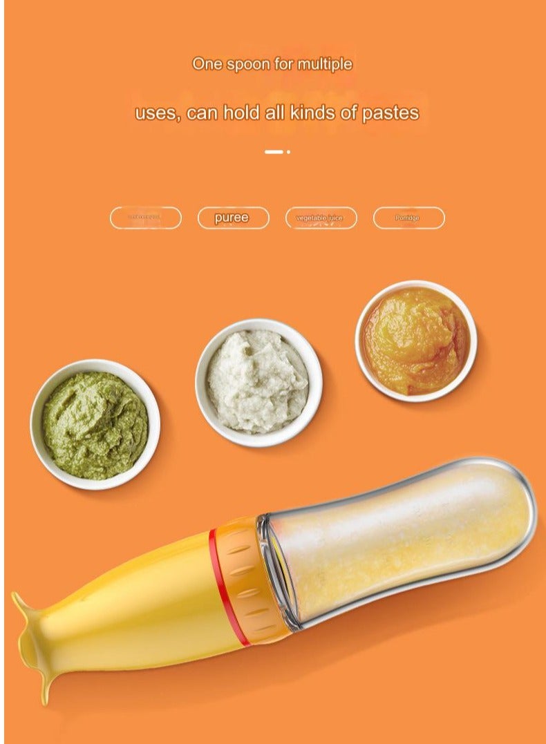 Baby Spoons 2Pcs, DDMA Baby Food Dispensing Spoon,Baby Food Feeder,Baby Food Dispensing Spoon  for Infant Dispensing and Feeding - Image 5