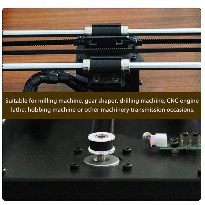 5pcs Aluminum Alloy Timing Belt Pulley 12mm Bore For Synchronous Wheel Printer Parts Precision Machined - Image 4