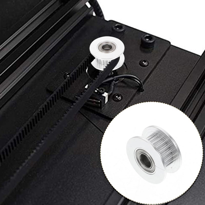 5pcs Aluminum Alloy Timing Belt Pulley 12mm Bore For Synchronous Wheel Printer Parts Precision Machined - Image 3