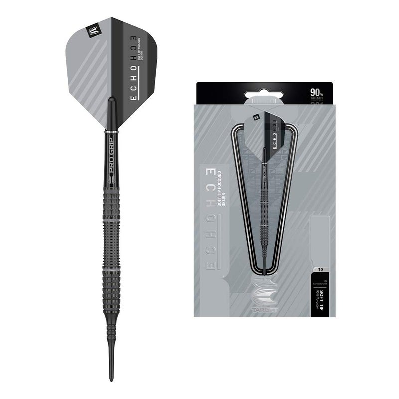 Target Darts سهام دارتس تارجت فيل تايلور باور 9-فايف جين 7 22غ 95% تنجستين نقطة سويسرية حديدية مجموعة سهام، أسود ورمادي، 18غ (210062) - Image 1