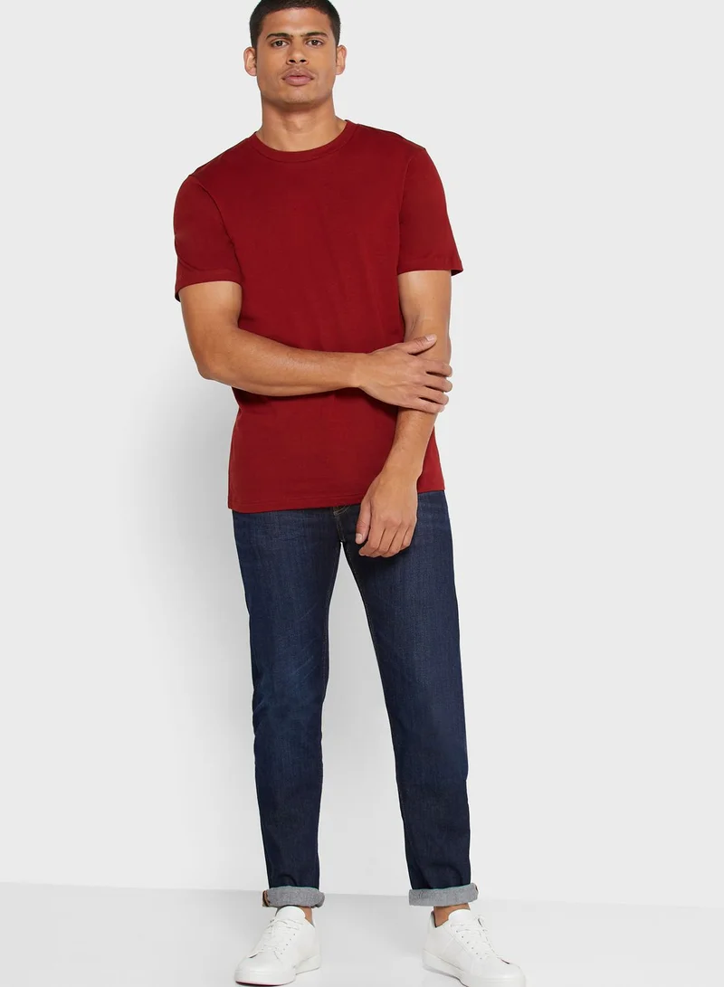 Seventy Five Basics Essential Crew Neck T-Shirt