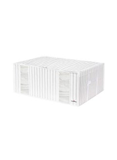 COMPACTOR Space Saving Semi Rigid Zipper Closure Vacuum Storage Box White and Clear 210 L RAN7512  - Image 3