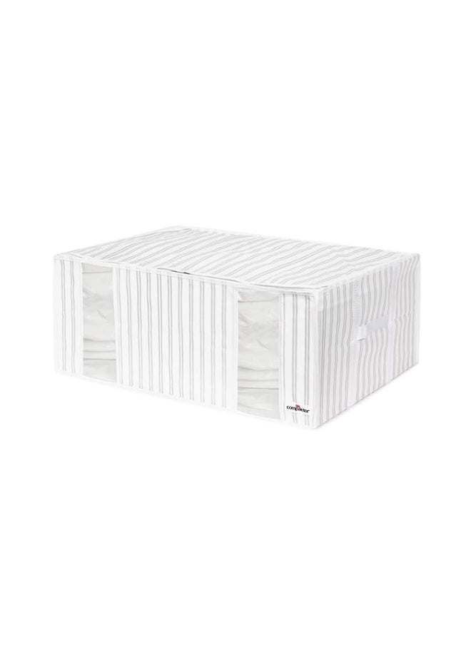 COMPACTOR Space Saving Semi Rigid Zipper Closure Vacuum Storage Box White and Clear 210 L RAN7512  - Image 3