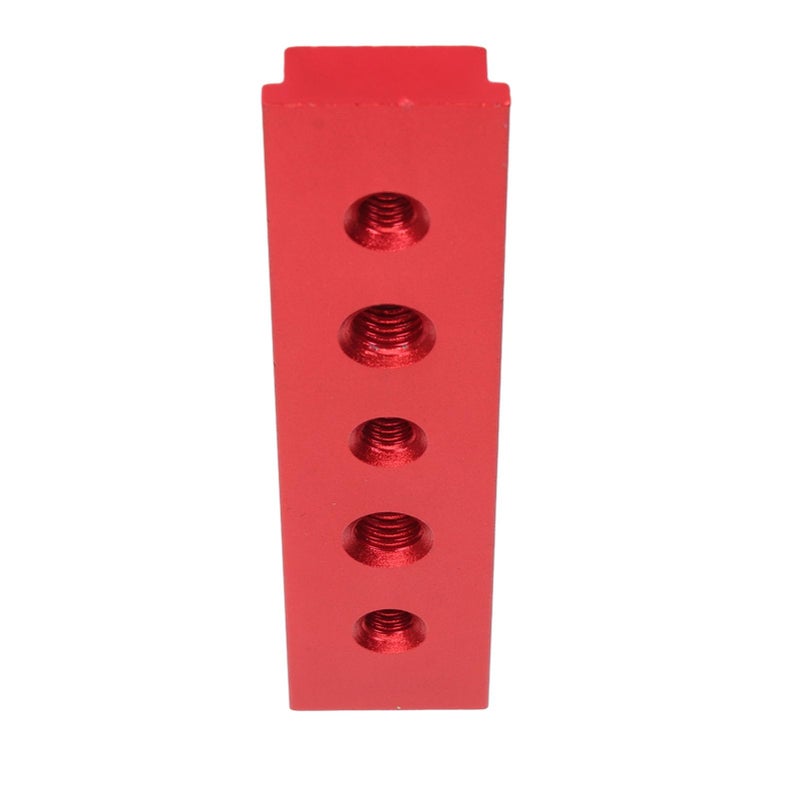 100mm Red Aluminum Alloy Miter Track T Slot Saw Guide Woodworking Chute Rail Workbench Fixture - Image 3