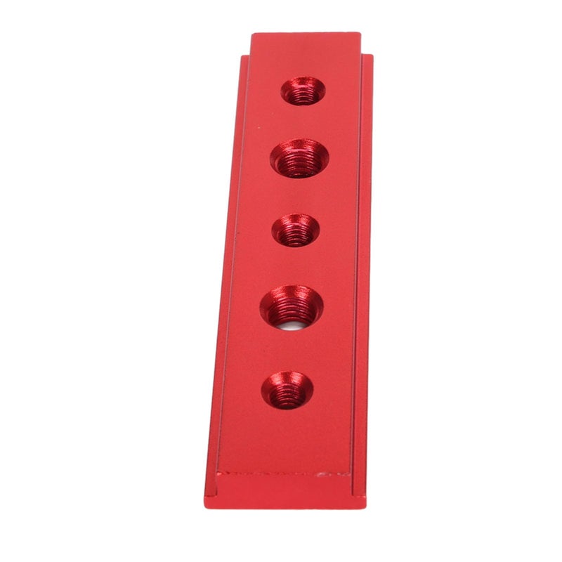 100mm Red Aluminum Alloy Miter Track T Slot Saw Guide Woodworking Chute Rail Workbench Fixture - Image 5