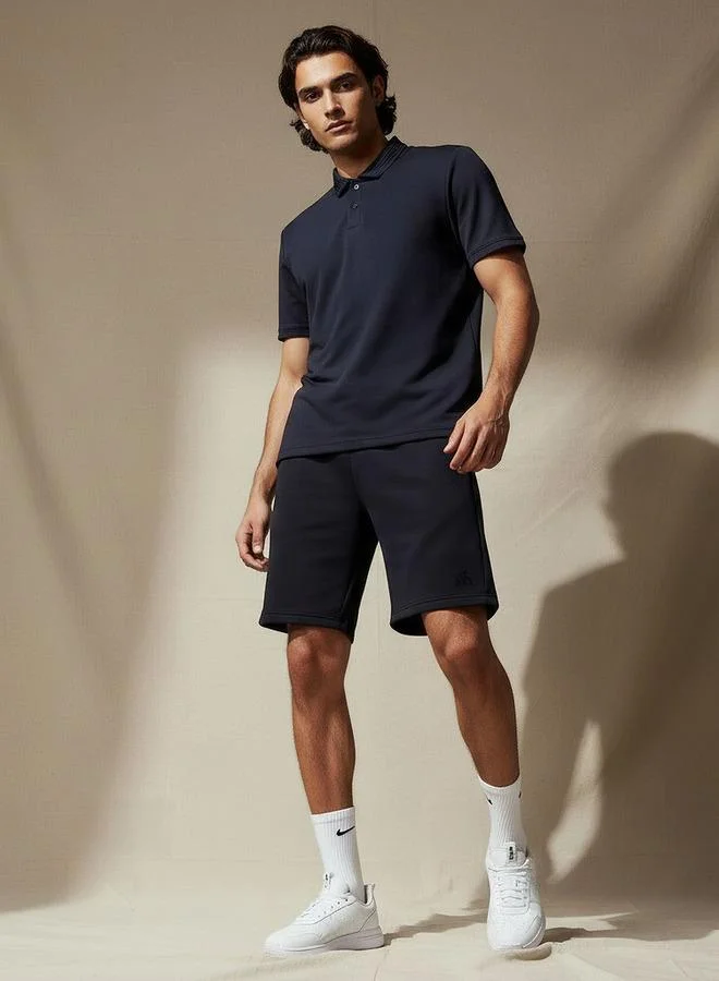 Kappa Blue Kappa Men Drawstring Waist Shorts for Men | Best Price UAE