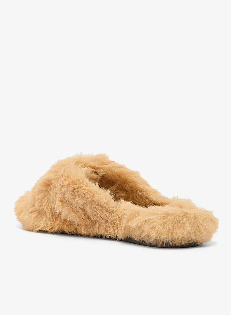 Ginger Fur Bedroom Slippers