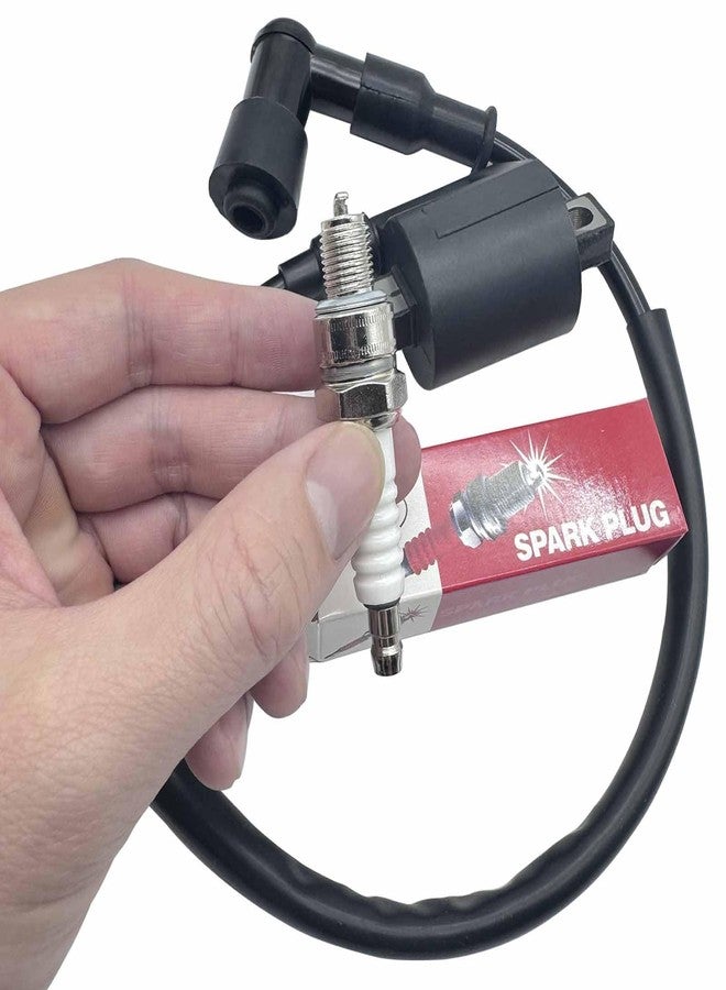 QISF GY6 Racing Ignition Coil SSR 125 Spark Plug Wire with Spark Plug for 50CC 90CC 110CC 150CC 200CC 125CC 250CC Moped Scooter ATV Go Kart Pit Dirt Bike Engine Motorcycle - Image 2