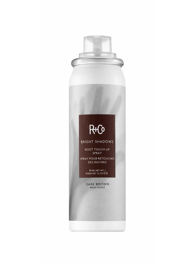 R+Co BRIGHT SHADOWS Root Touch-Up Spray Dark Brown 59 ml / 1.5 oz - Image 1