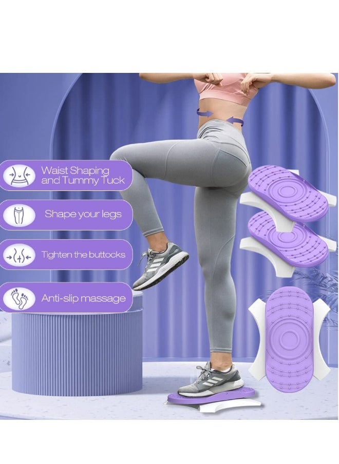 Generic Twist and Tone Waist Exercise Board Set for Full Body Workout, Noise-Free Aerobic Training, Ideal for Weight Loss and Fitness  - Image 5