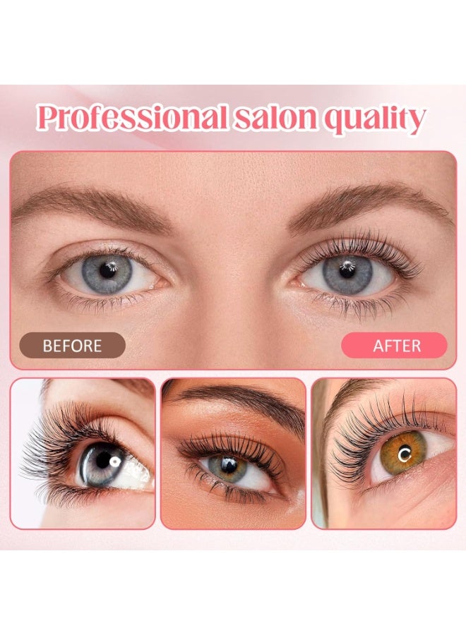 oem Lash lift kit eyelash perm kit with tint,Professional Eyelash Curling Lash Extension Set,Semi-Permanent Curling Perming Wave Suitable For Salon(Glue Upgraded Version) - Image 4
