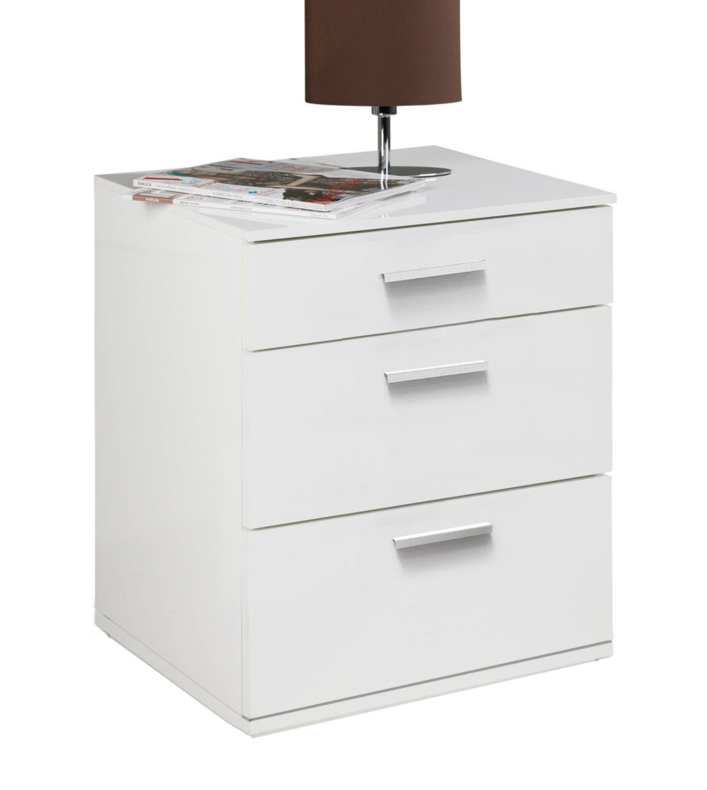 Modern MDF nightstand - Height 65 cm - Width 50 cm - Depth 36 cm, from Furniture Store.