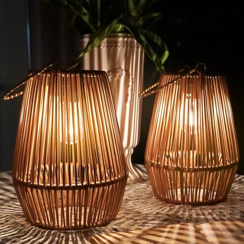 KagoLing Solar Lanterns, KagoLing Solar Lanterns Outdoor Waterproof Gifts for Women Hanging Lights Outdoor Christmas Lamp Lights Decoration for Outside Garden,Yard,Patio,Porch,Trees,Lawn,Pathway Decor, 2 Pack - Image 1