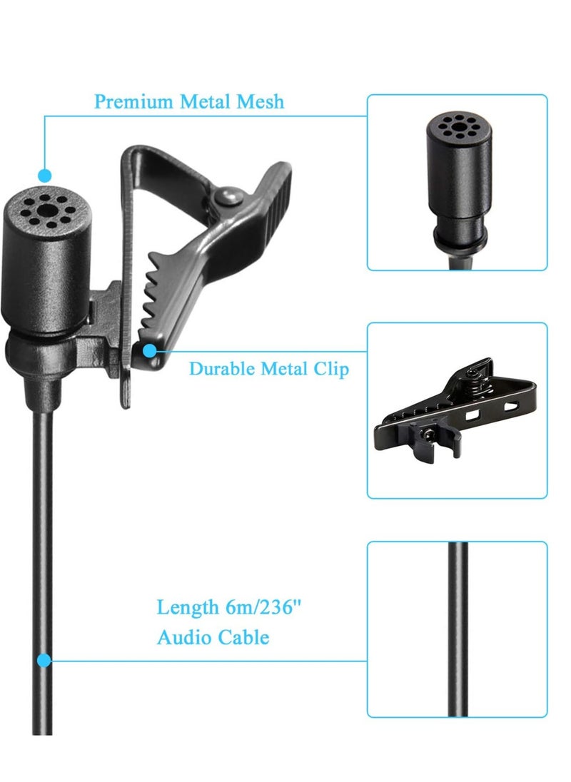 BOYA - Boya By M1 Lavalier Microphone For Smartphones Canon Nikon Dslr Cameras Camcorders Audio Recorder Pc - Image 1