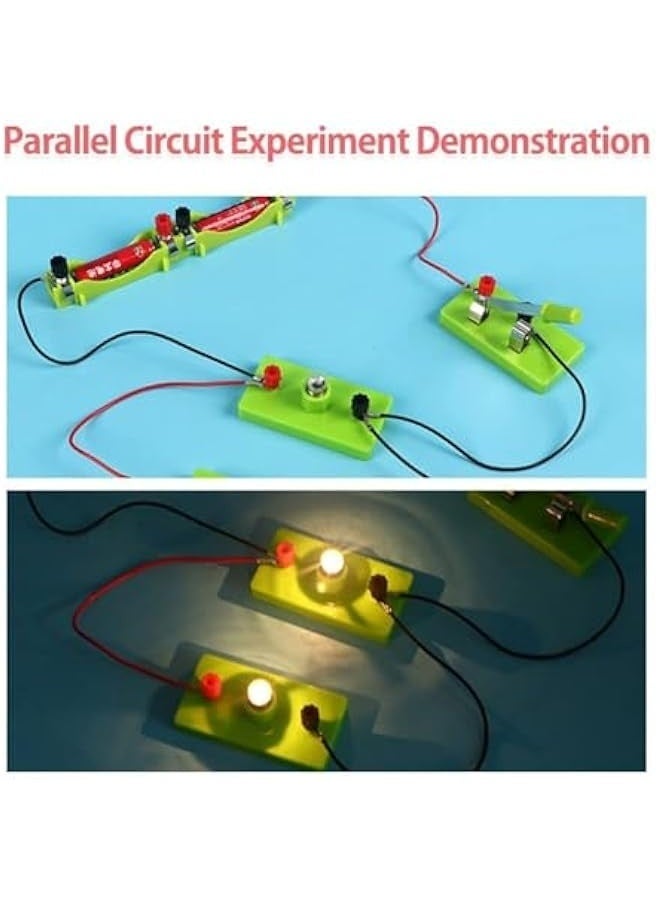 Bukela Circuit Kits Toys, Physics Electric Circuit Learning Starter Kit, Experiments Beginner Circuit Learning Project, Suitable for Junior Senior High School Students (Series Parallel Circuit) - Image 5