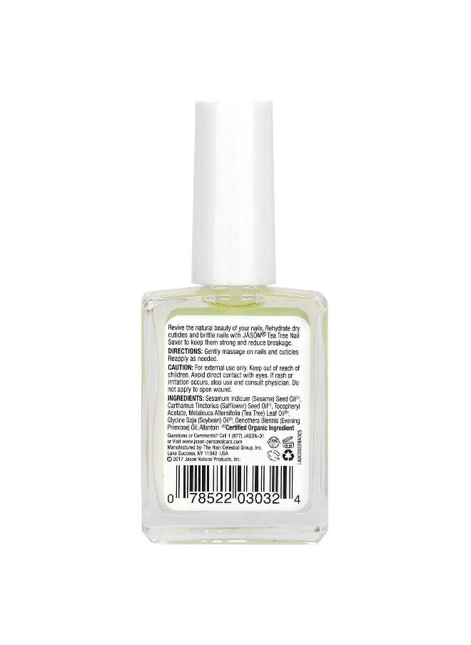 Jason Natural Jason Natural, Tea Tree Nail Saver, 0.5 fl oz (15 ml)  - Image 2