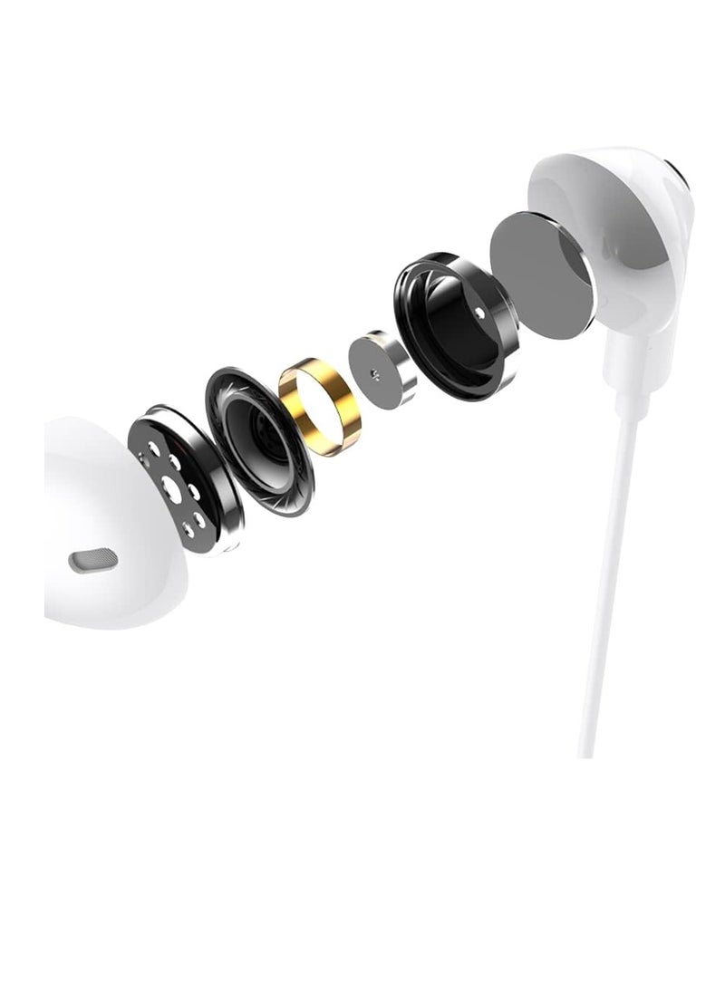 Gravity "Melody T+ EA130 White Type-C In-Ear Earphones: 1.2M Cable, Compatible with All Type-C Devices" - Image 3