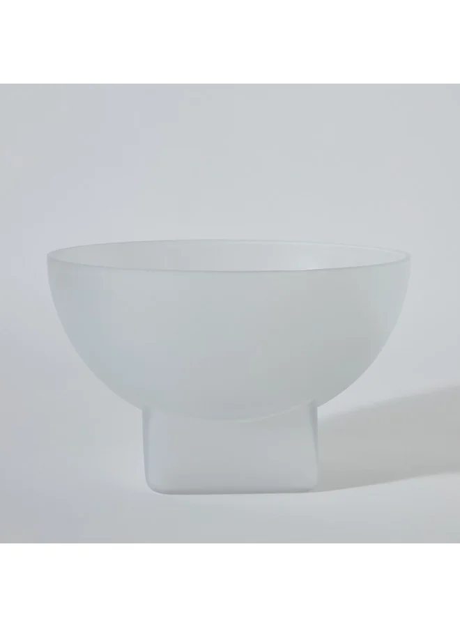 Home Box Lemont Frosted Glass Decorative Bowl 28 x 17 x 28 cm
