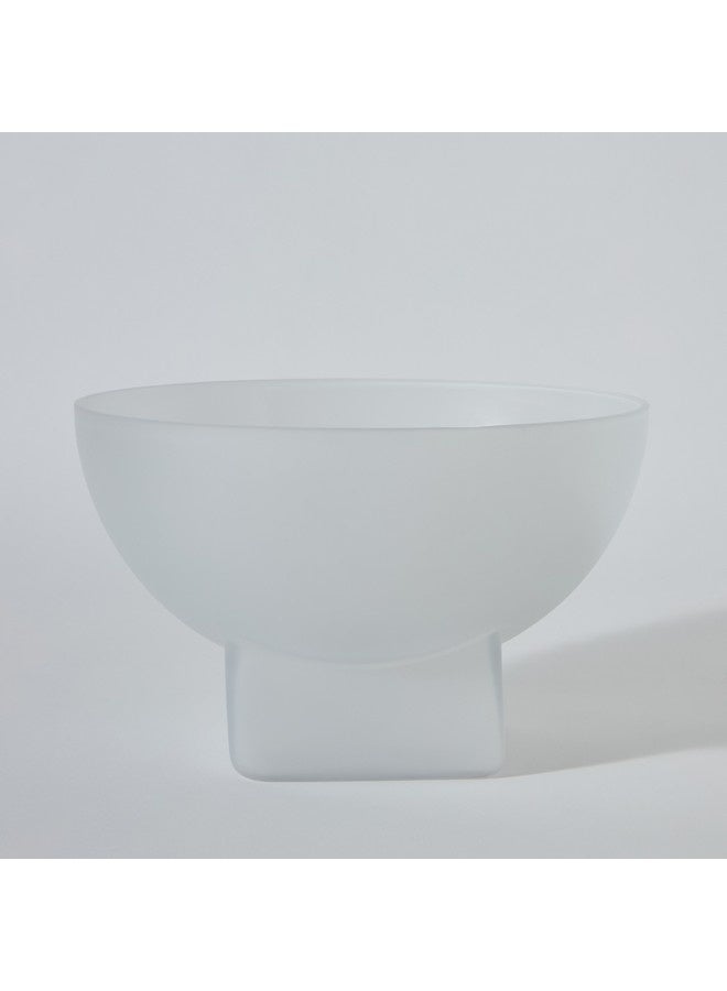 Home Box Lemont Frosted Glass Decorative Bowl 28 x 17 x 28 cm  - Image 1