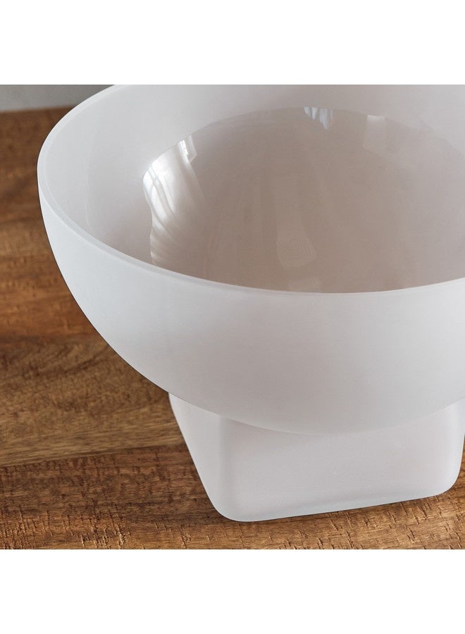 Home Box Lemont Frosted Glass Decorative Bowl 28 x 17 x 28 cm  - Image 3