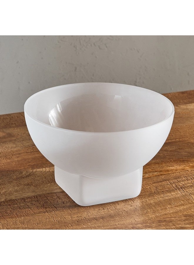 Home Box Lemont Frosted Glass Decorative Bowl 28 x 17 x 28 cm  - Image 4