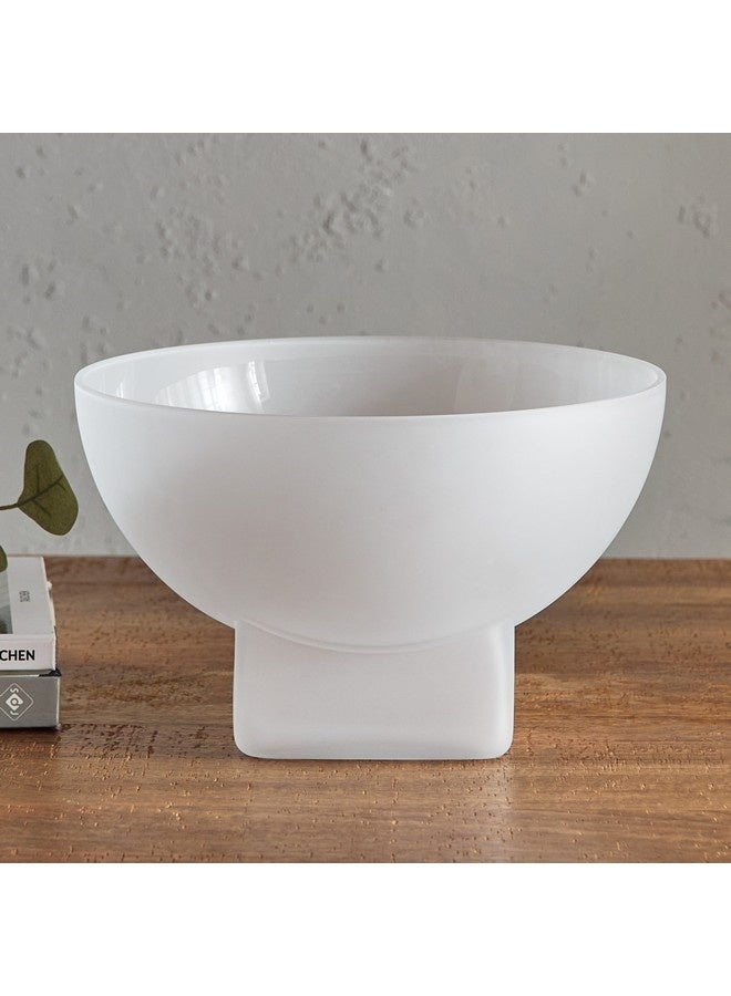 Home Box Lemont Frosted Glass Decorative Bowl 28 x 17 x 28 cm  - Image 2